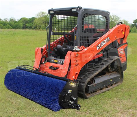 local skid steer attachments|used skid steer sweeper attachment.